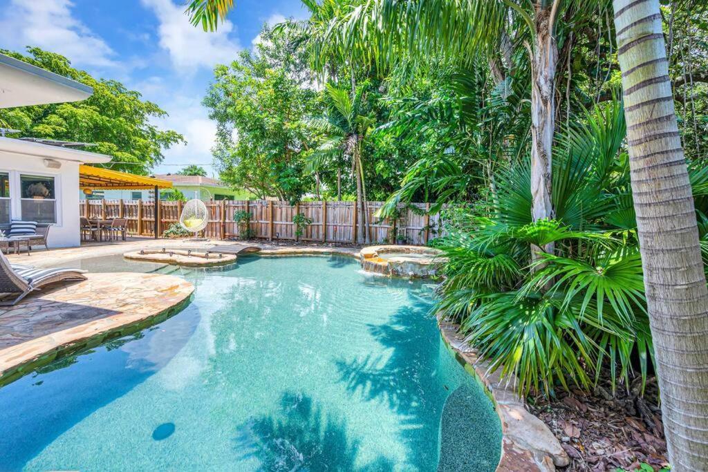 Modern Tropical Pool House North Miami Hot Tub Villa Dış mekan fotoğraf